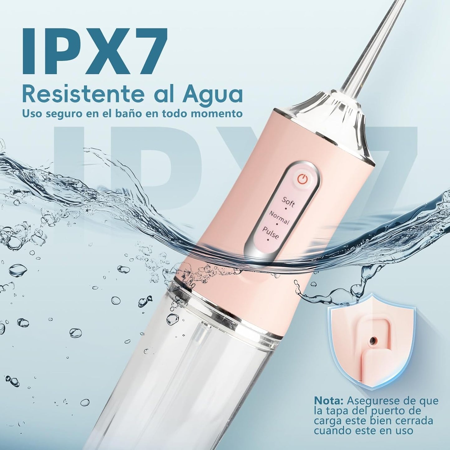 Irrigador Oral portátil, limpieza de dientes