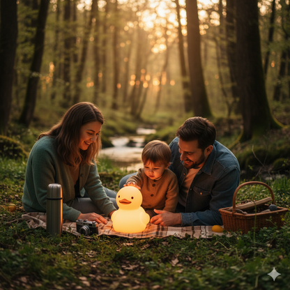 DoDo Lámpara LED AURANB – Luz Nocturna de Silicona con Patito