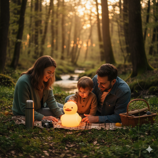 DoDo Lámpara LED AURANB – Luz Nocturna de Silicona con Patito